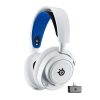 עם מיקרופון מובנה SteelSeries Arctis Nova 7P White Wireless Gaming Headset