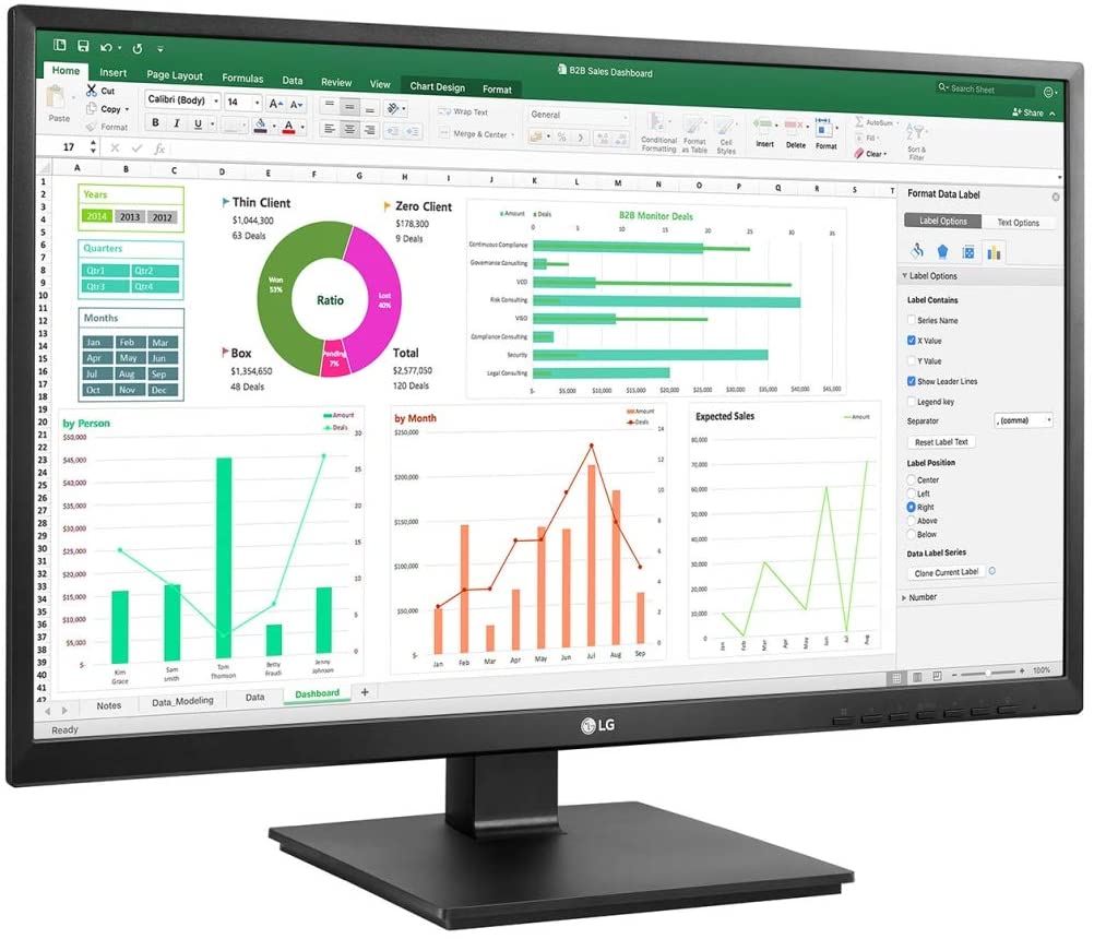 LG 27" IPS FHD 75Hz 5ms Monitor (27BN550Y) — image 3