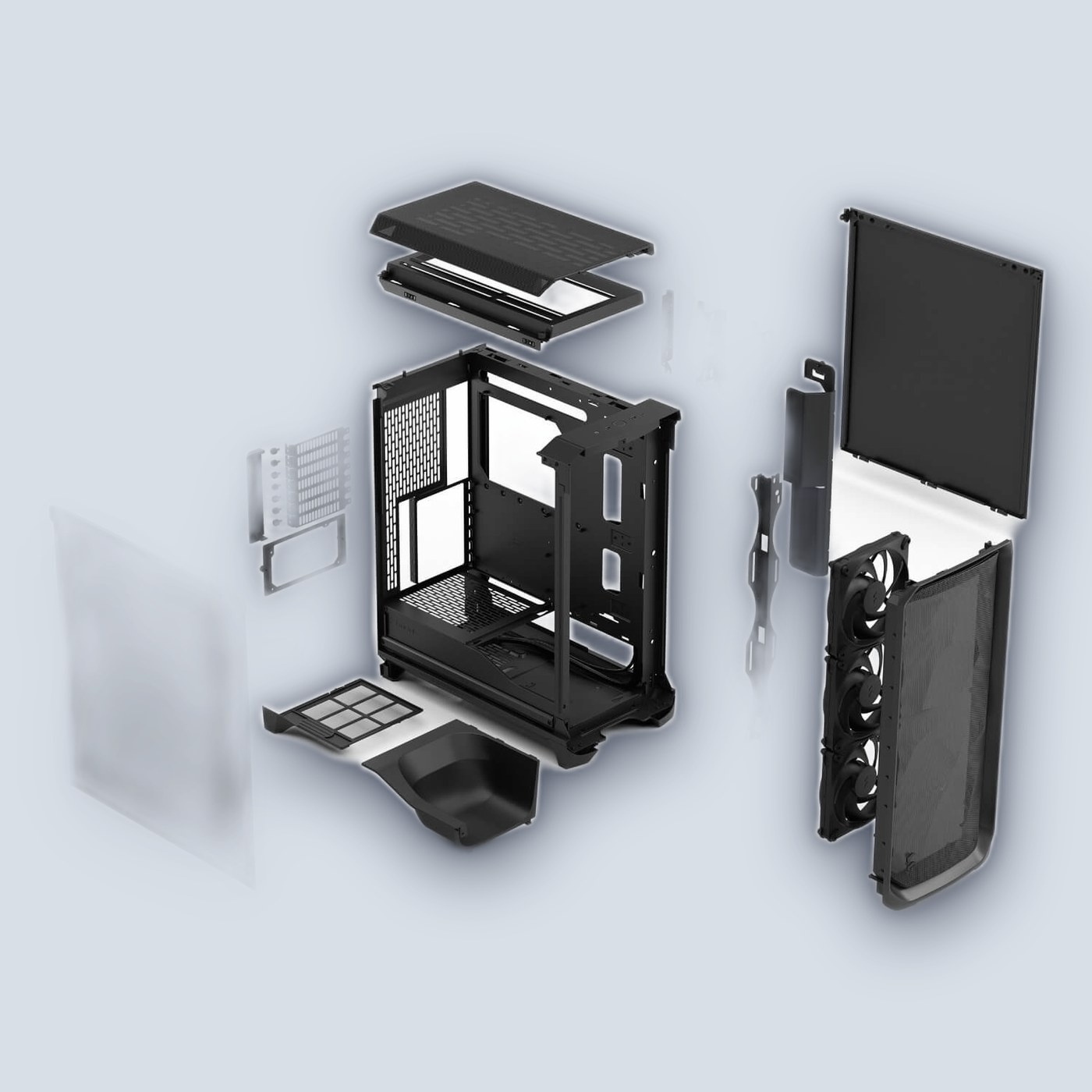 Fractal Design Meshify 3 Black Solid PC Case โ image 7