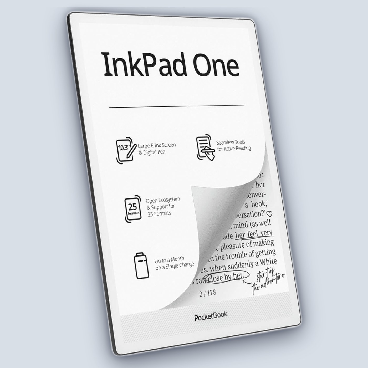 PocketBook 10.3″ InkPad One Black — image 2