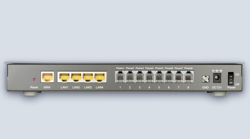 VOIP Station Gateway 8 Port (8X FXP + 4X Gigabit Lan) — image 3