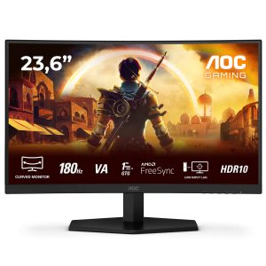 AOC 23.6″ VA FHD 180Hz 0.5ms 1500R Gaming Monitor