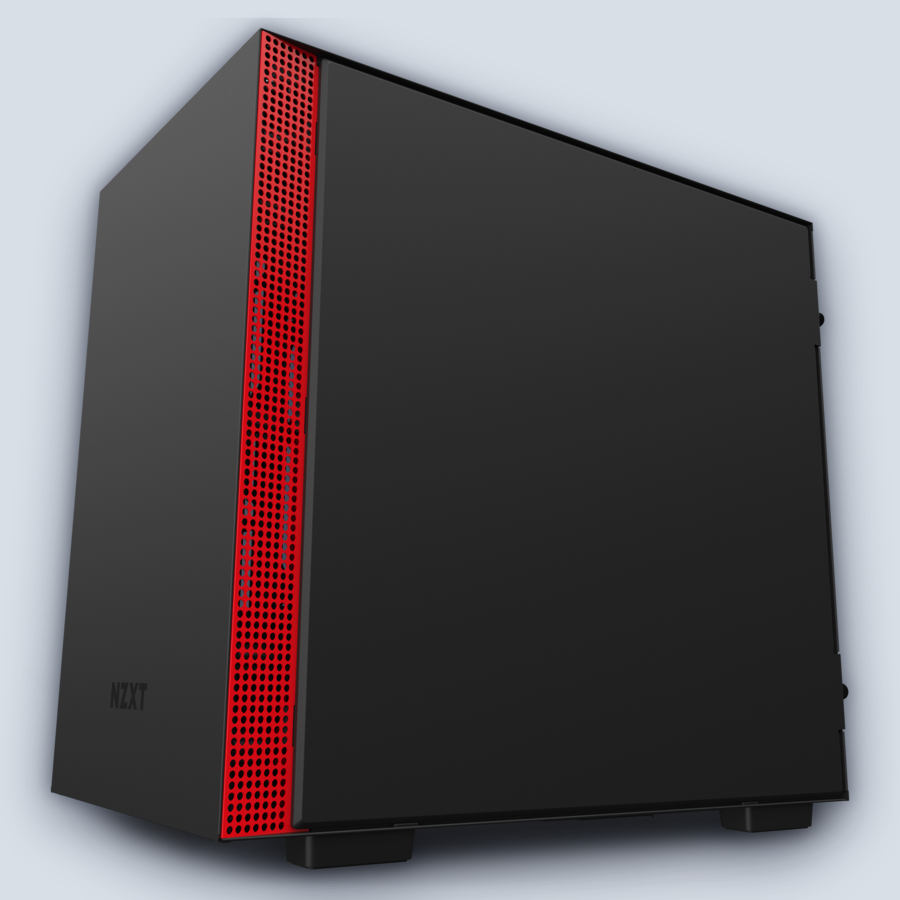 NZXT H210i Matte Black/Red PC Case