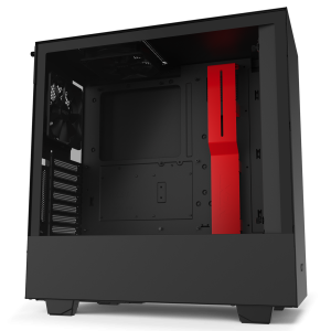 NZXT H510i Matte Black-Red PC Case