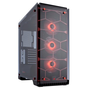 Corsair Crystal 570X RGB ATX Mid-Tower Case Red