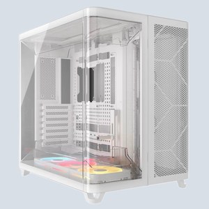 Corsair AIR 5400 LX-R RGB iCUE LINK Triple Chamber – White PC Case