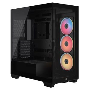 Corsair 3500X LX-R RGB iCUE LINK – Black PC Case