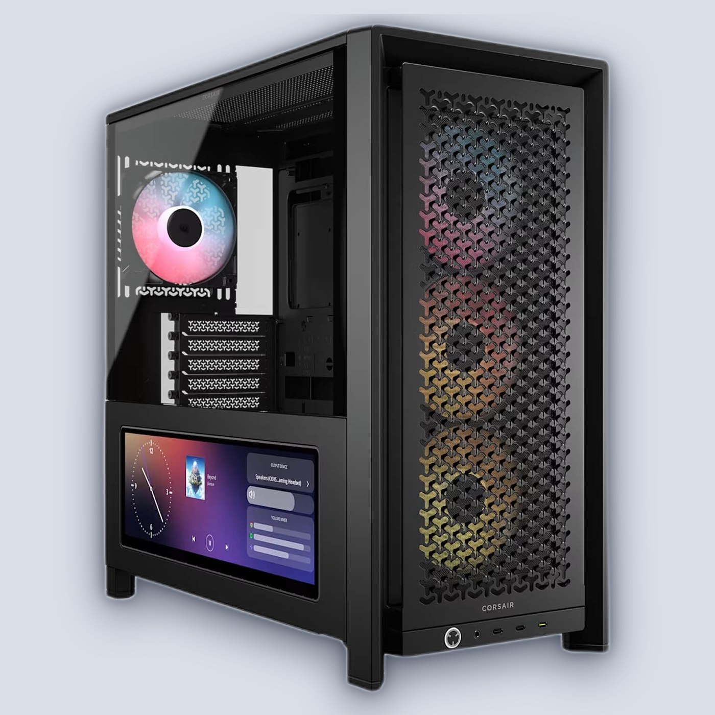 Corsair FRAME 4000D LCD RS ARGB Premium – Black PC Case