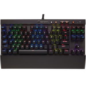 Corsair K65 LUX RGB Cherry MX Red (Hebrew/English) Mechanical Gaming Keyboard