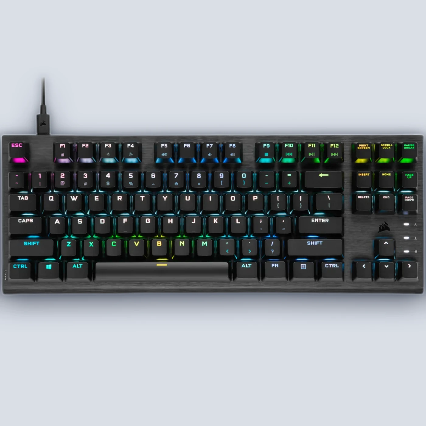 Corsair K60 PRO TKL RGB OPX Hebrew/English Optical Mechanical Gaming Keyboard