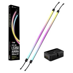 Corsair iCUE LINK LS350 Aurora RGB Light Strips – 350mm Kit