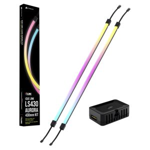 Corsair iCUE LINK LS430 Aurora RGB Light Strips – 430mm Kit