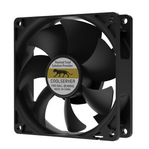 Coolleo 80X25mm Ball Bearing Server fan 3400RPM