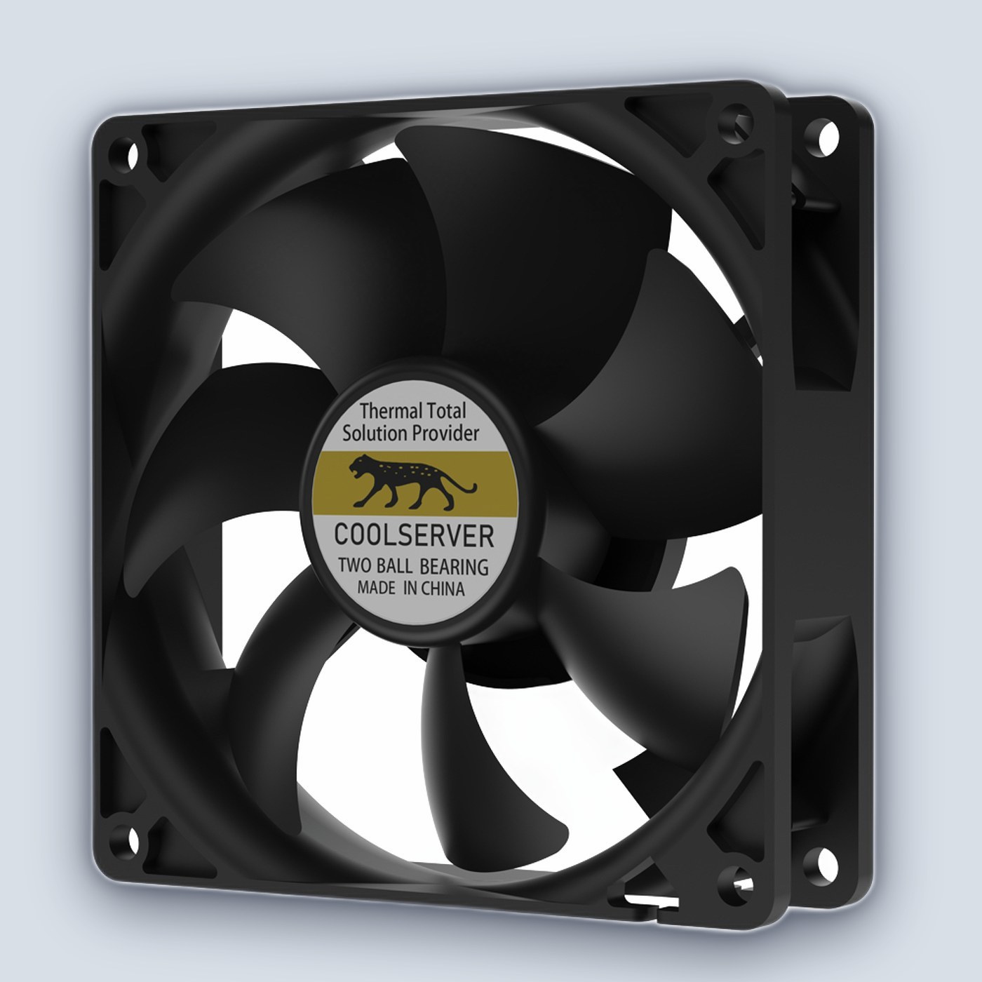 Coolleo 80X25mm Ball Bearing Server fan 3400RPM