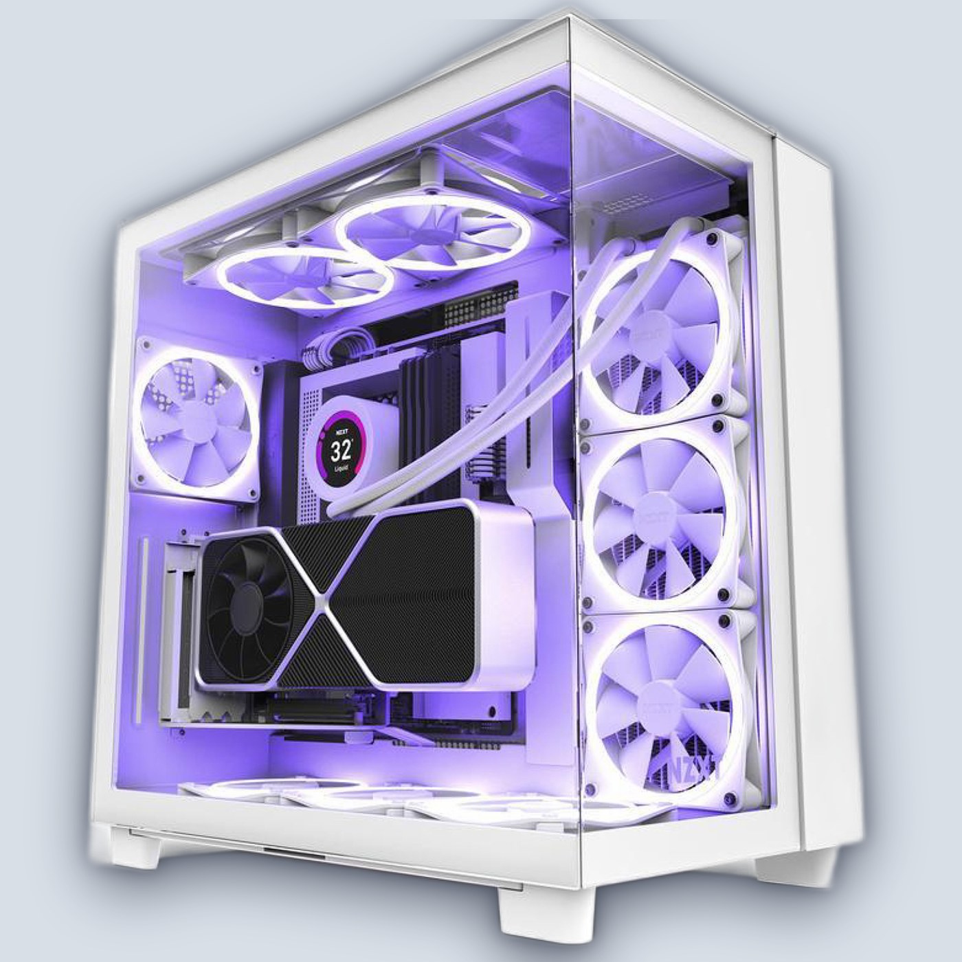 NZXT H9 Elite White PC Case