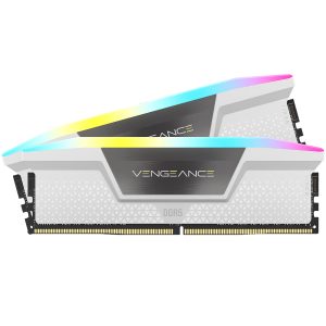 Corsair Vengeance RGB DDR5 64GB (2x32GB) 6000 CL40 White XMP 3.0