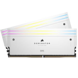 Corsair Dominator Titanium RGB DDR5 96GB (2x48GB) 6000 CL30 White EXPO/XMP