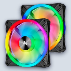 Corsair iCUE QL140 RGB 140mm PWM Single Fan 2 Pack