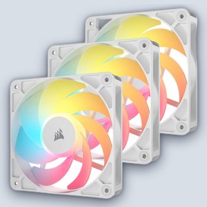 Corsair RS120-R ARGB 120mm PWM Reverse 3xFans – White