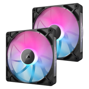 Corsair iCUE LINK RX140 RGB 140mm PWM 2xFans Starter Kit – Black