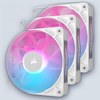 Corsair iCUE LINK RX120 RGB PWM 120mm 3x Fans White Starter Kit