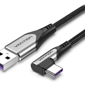 Vention USB-A to USB-C (90°) Super Charge 1m Cable