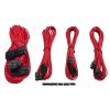 Corsair Premium Individually Sleeved PSU Cable Kit Starter Package Type 4 (Generation 3) – Red