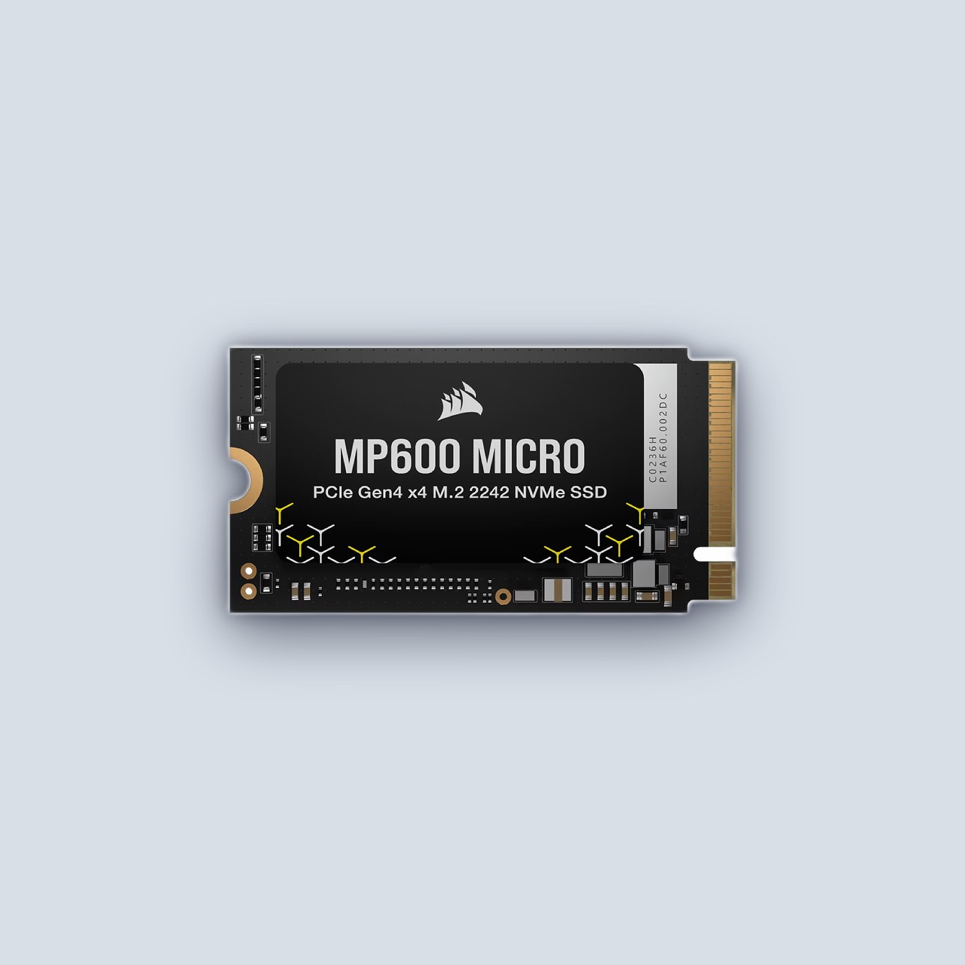 Corsair MP600 MICRO 2TB PCIe4.0 Gen4x4 NVMe M.2 2242 SSD