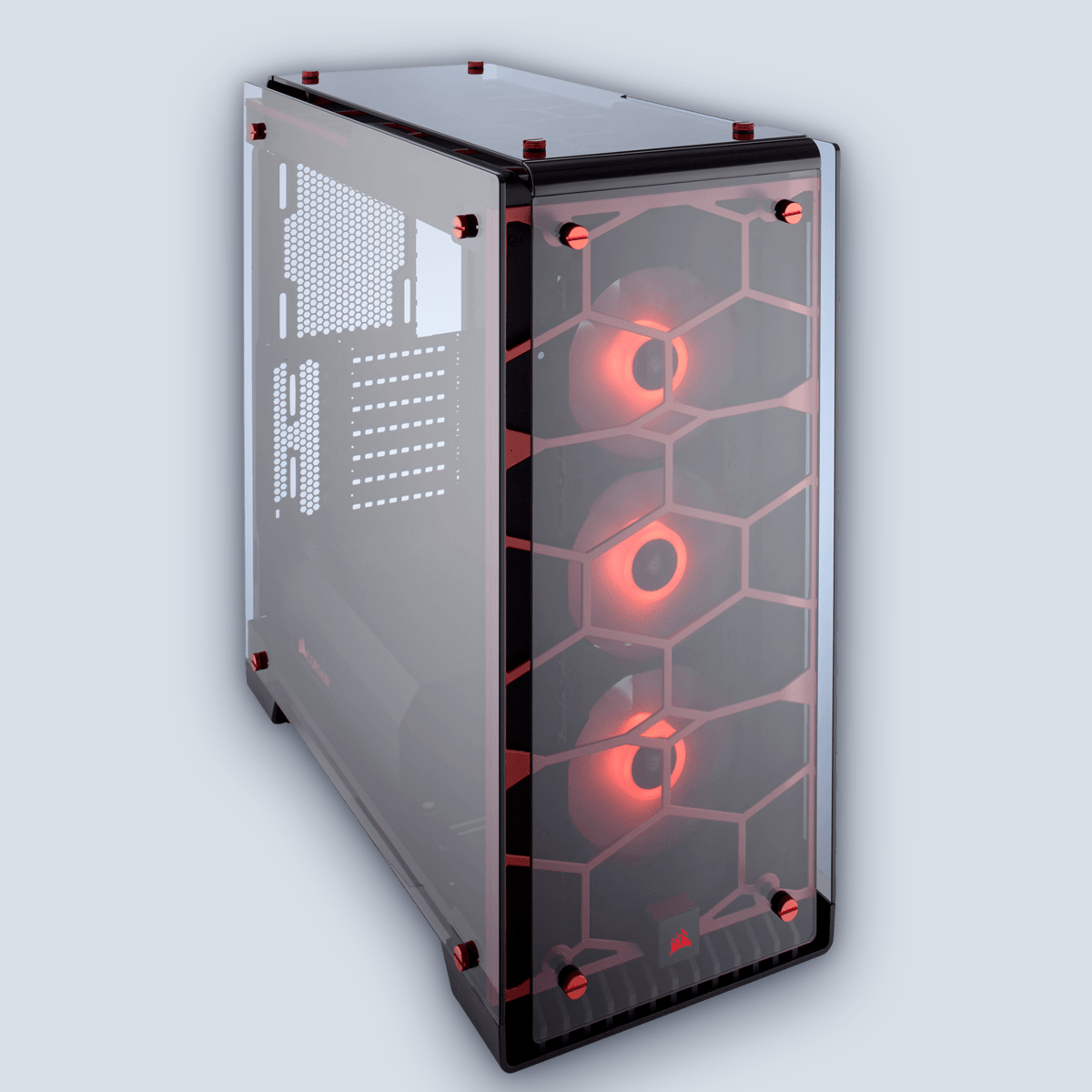 Corsair Crystal 570X RGB ATX Mid-Tower Case Red โ image 3