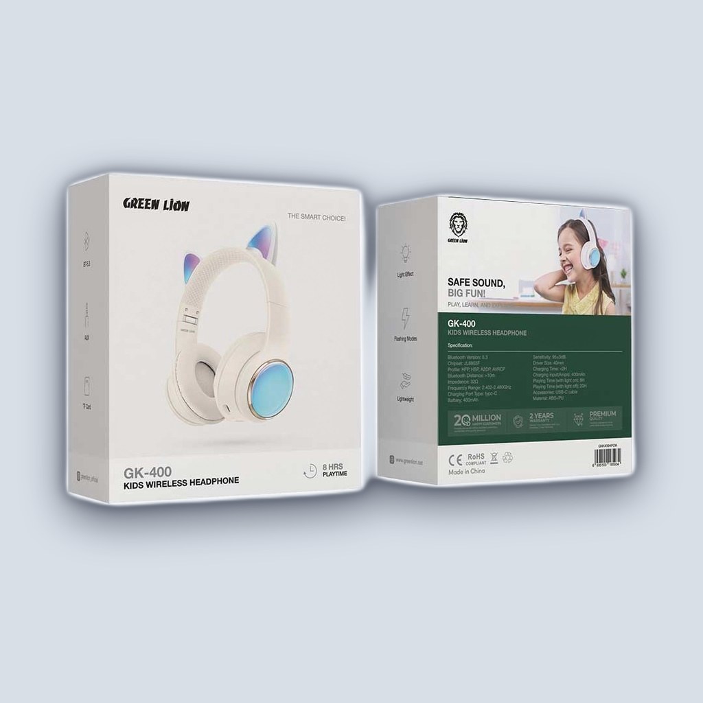Green Lion Green Lion GL-400 Kids Wireless Head Phone