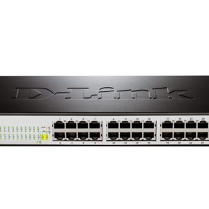 Switch 24 Port 10/100 + 2 Giga uplink ports, L2 Easy Smart, Metal