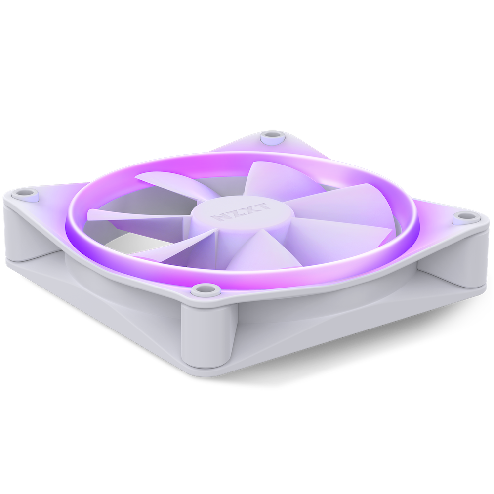 NZXT F120RGB 120mm RGB White Fan — image 3