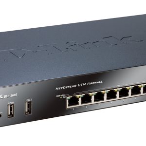 UTM DFL-860E Firewall 2X Wan, 7X Lan 1X DMZ, 200M Mbps, 40K Concurrent sessions
