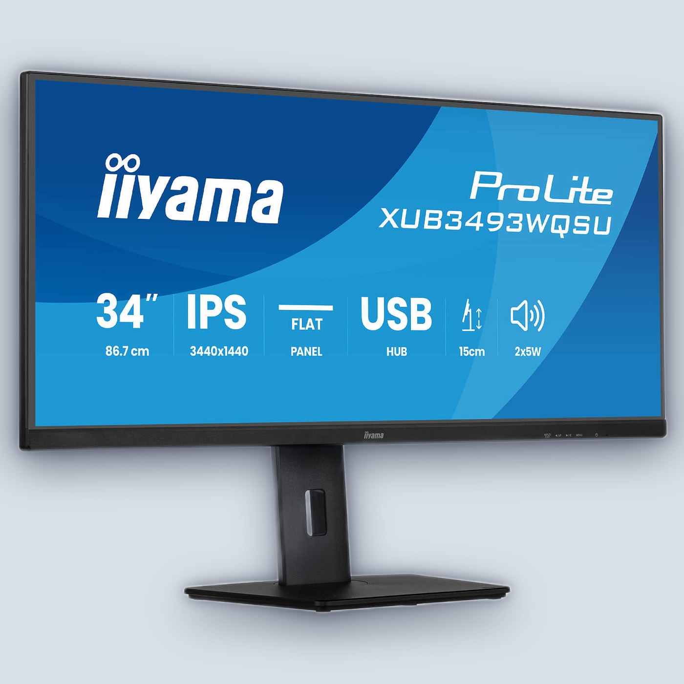 IIYAMA 34" ProLite IPS UWQHD 120Hz 1ms Monitor — image 2