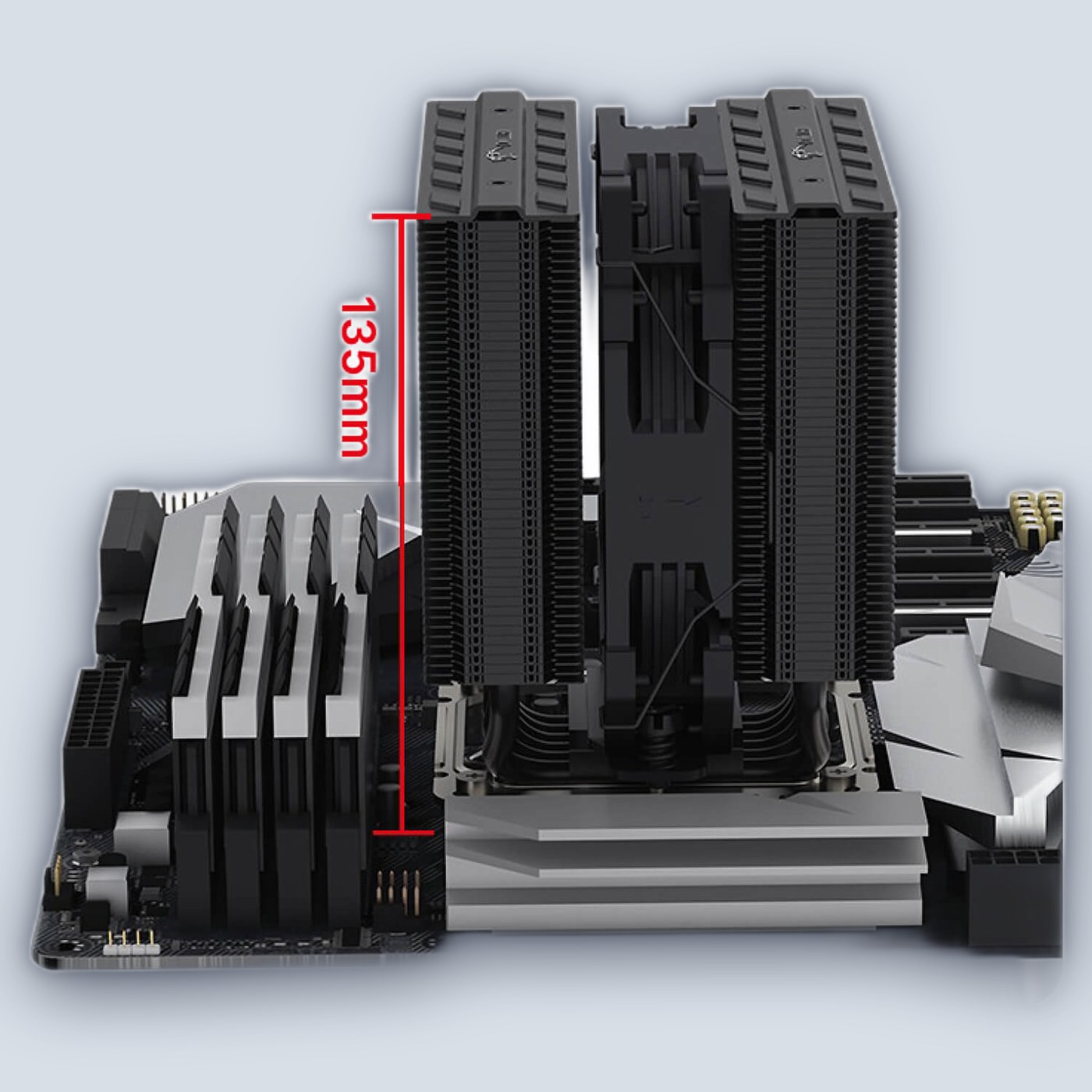 Coolleo Etian FF135 Pure Black CL-FF135-BK CPU Cooler โ image 4