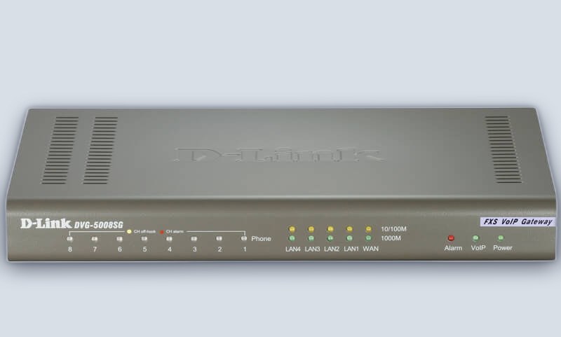 VOIP Station Gateway 8 Port (8X FXP + 4X Gigabit Lan)