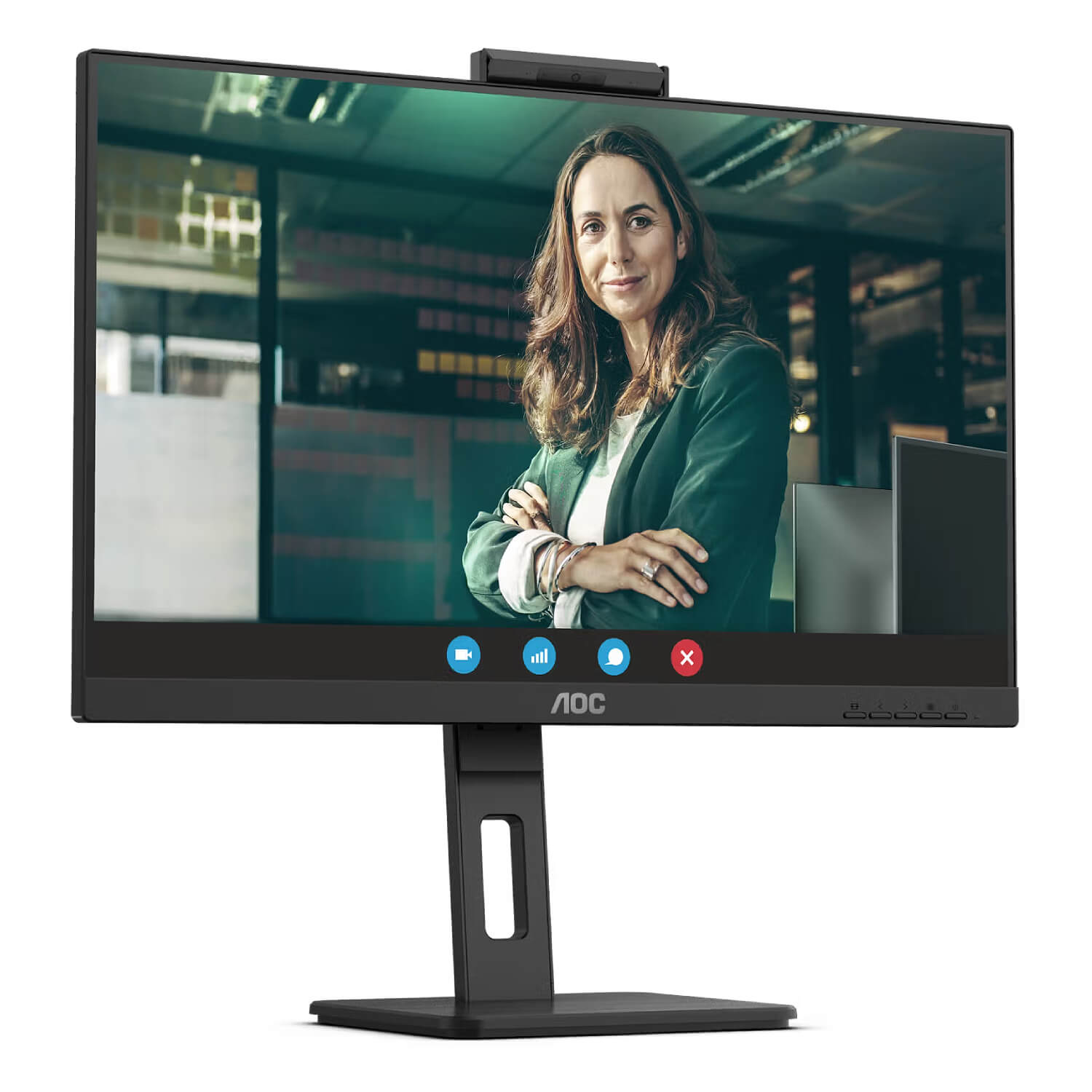 AOC 27" IPS QHD 100Hz 4ms with Webcam Monitor — image 2