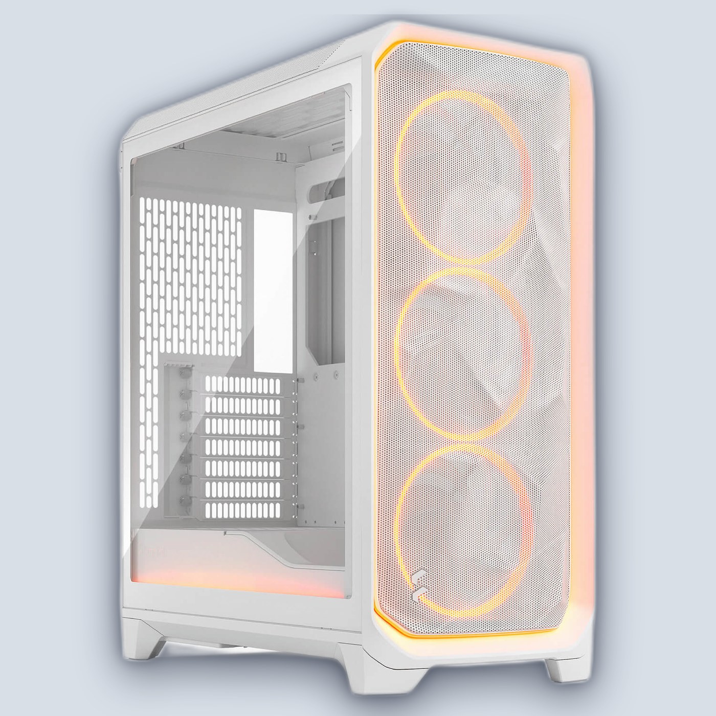 Fractal Design Meshify 3 Ambience Pro RGB White TG Clear Tint PC Case