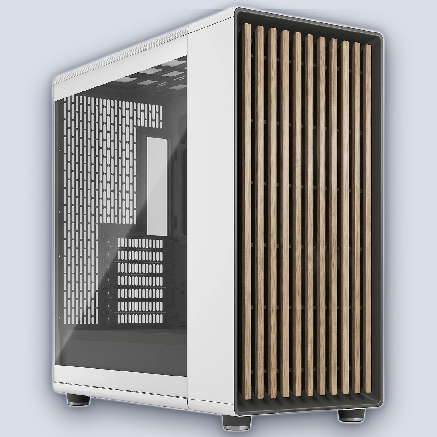 Fractal Design North XL Chalk White TG Clear