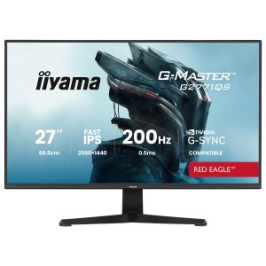 IIYAMA 27″ G-Master IPS WQHD 200Hz 0.5ms Gaming Monitor (G2771QS)