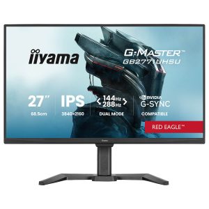 IIYAMA 27″ G-Master IPS 4K UHD | 144Hz FHD 288Hz 0.8ms Gaming Monitor