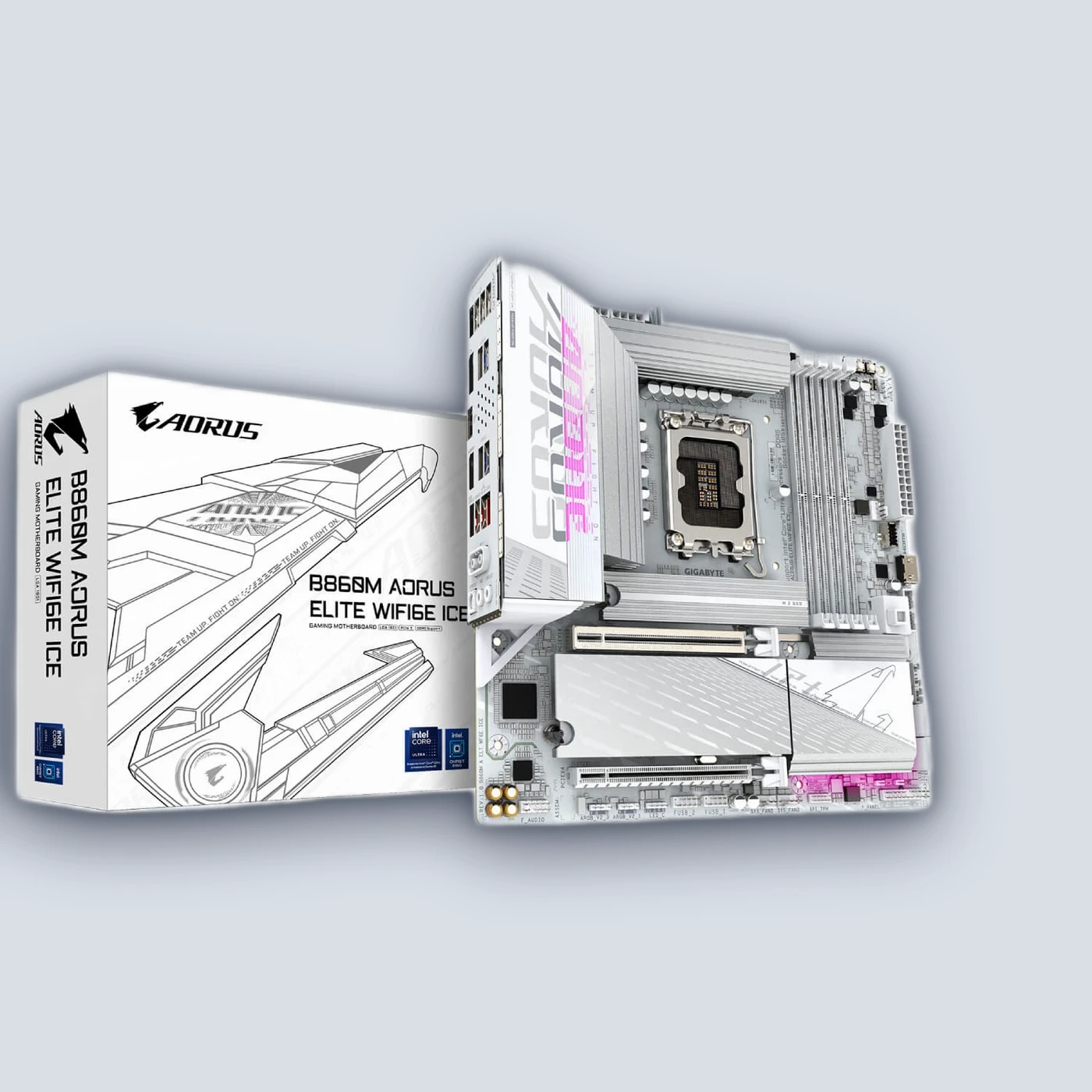 Gigabyte B860M AORUS ELITE WIFI6E ICE