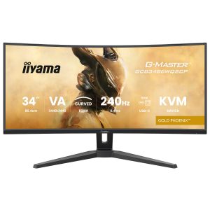 IIYAMA 34″ G-Master VA UWQHD 240Hz 0.4ms 1500R Curved Gaming Monitor