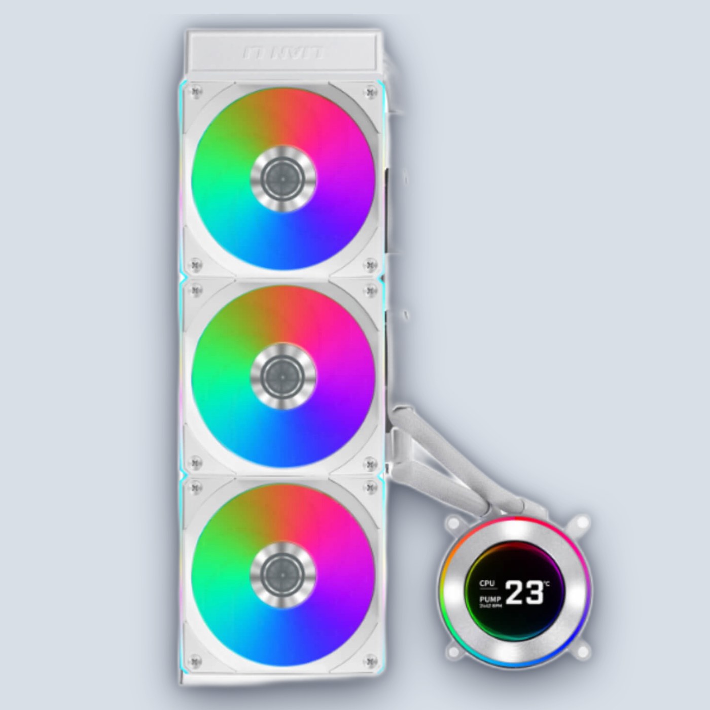 Lian-Li HydroShift II LCD-C 360R White CPU Liquid Cooler