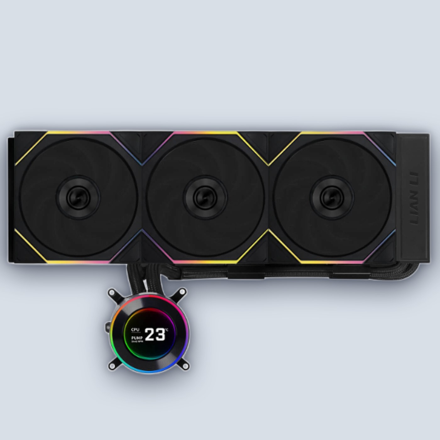 Lian-Li HydroShift II LCD-C 360TL Black CPU Liquid Cooler