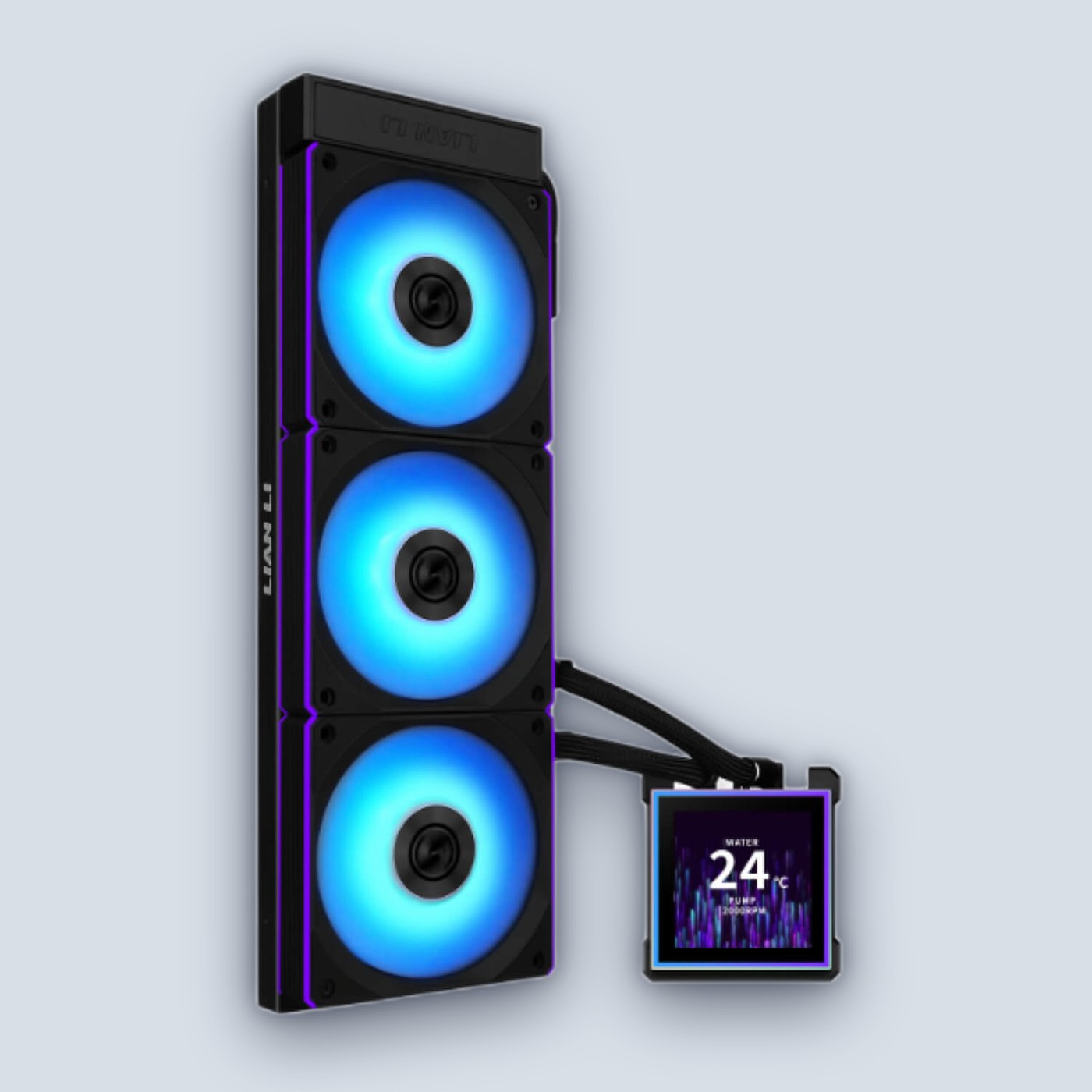 Lian-Li HydroShift II LCD-S 360CL Black CPU Liquid Cooler
