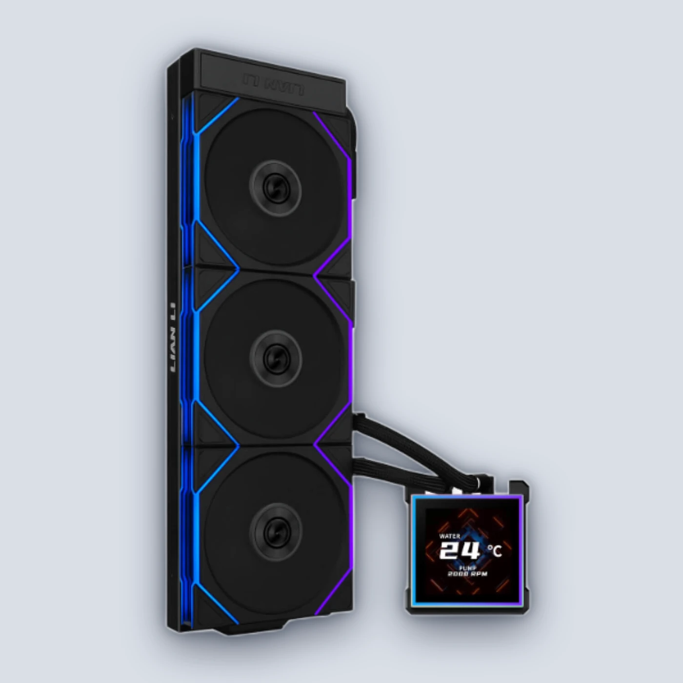 Lian-Li HydroShift II LCD-S 360TL Black CPU Liquid Cooler