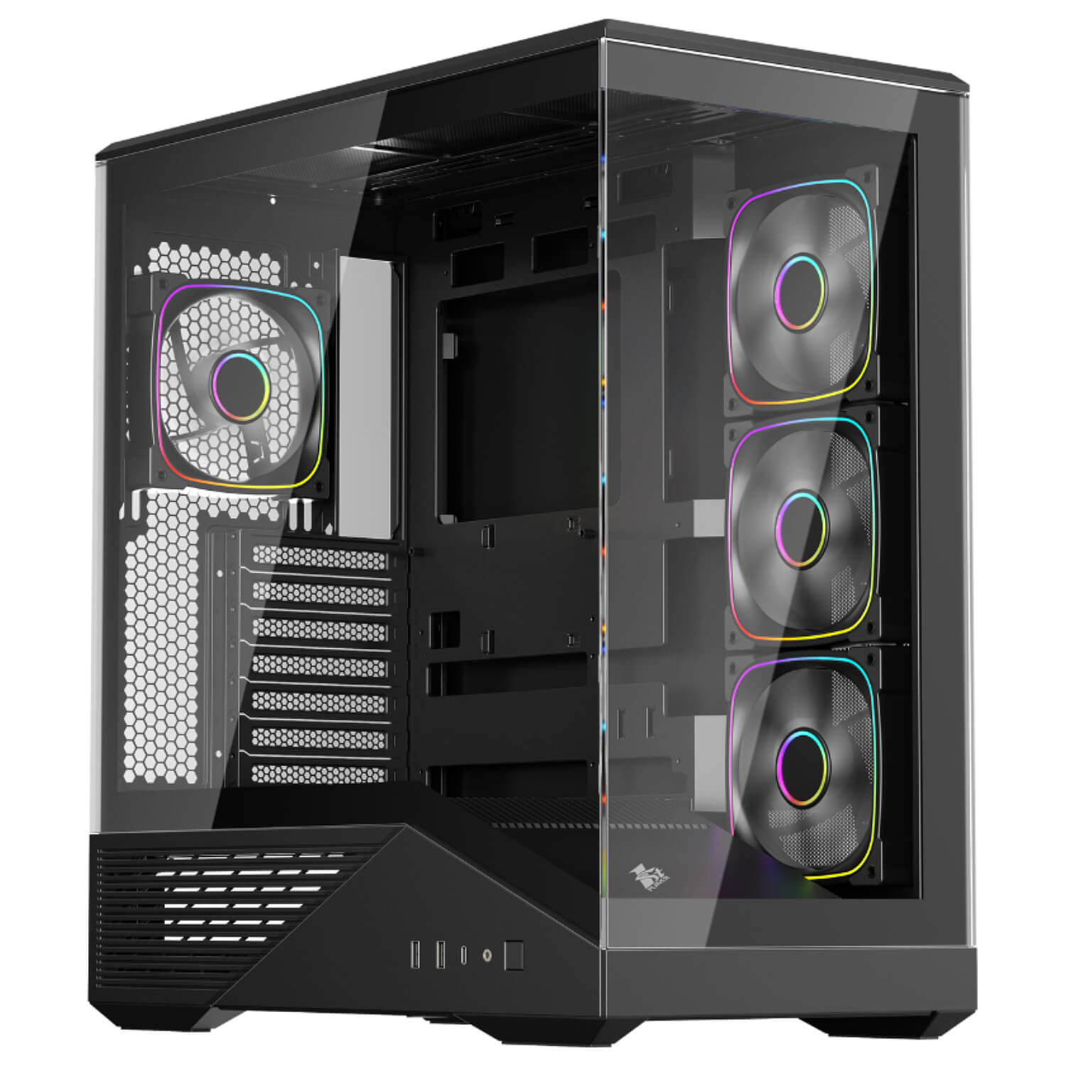 1StPlayer GM7 4X ARGB Black PC Case