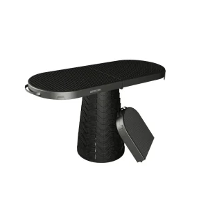 Green Lion 2-In-1 Foldable Table & Stool – Black