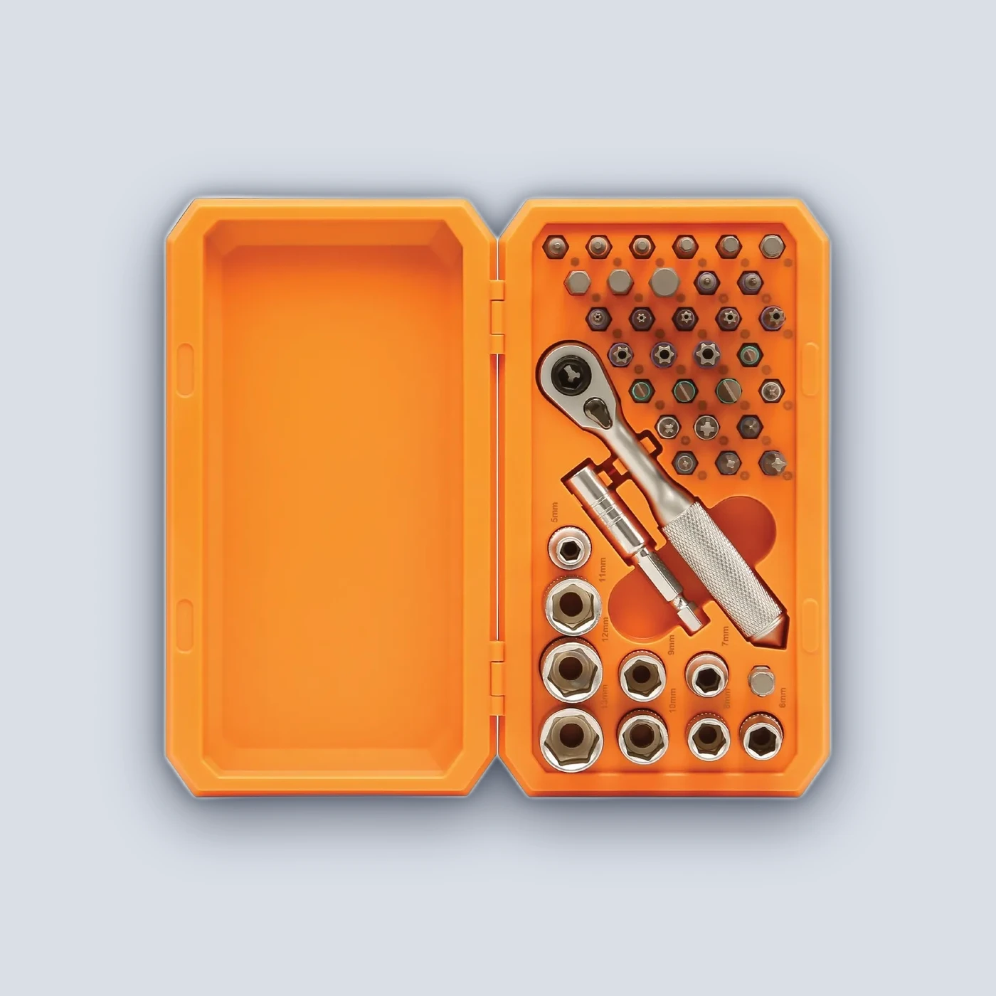 Green Lion 42-IN-1 Ratchet Socket Set – Black